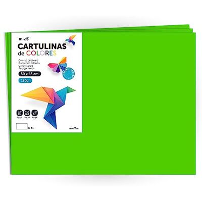 Carton Couleur M-OFFICE 50x65cm - Papier Artistique Durable - Publicité Carton Couleur M-OFFICE 50x65cm - Papier Artistique Durable - Publicité