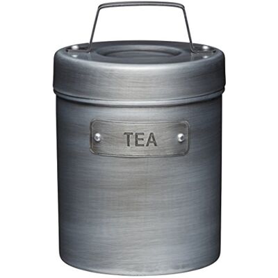 KitchenCraft INDUSTRIAL KITCHEN Pot à Thé Vintage en Métal, Style Industriel, 1 L, Gris - Publicité KitchenCraft INDUSTRIAL KITCHEN Pot à Thé Vintage en Métal, Style Industriel, 1 L, Gris - Publicité