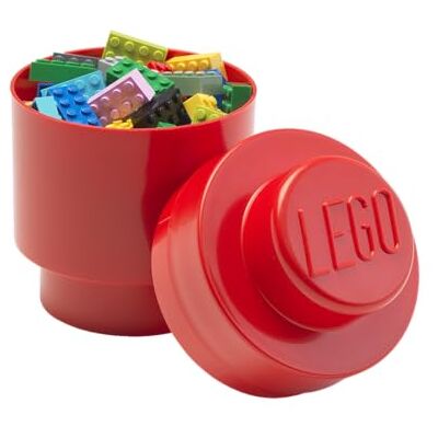 LEGO - 40301730 - Rouge - Rond 1‑stud - Brique de rangement - Publicité LEGO - 40301730 - Rouge - Rond 1‑stud - Brique de rangement - Publicité