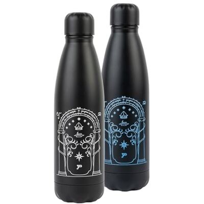 Grupo Erik La Terre du Milieu La Porte de Moria Bouteille Métal 750ml Changement de Chaleur - Publicité Grupo Erik La Terre du Milieu La Porte de Moria Bouteille Métal 750ml Changement de Chaleur - Publicité