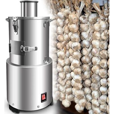 GTANND Machine à éplucher l'ail entier, séparateur d'épluchage de gousses d'ail professionnel électrique avec radiateur, éplucheur d'ail automatique en acier inoxydable, pour usage domestique/commercial - Publicité GTANND Machine à éplucher l'ail entier, séparateur d'épluchage de gousses d'ail professionnel électrique avec radiateur, éplucheur d'ail automatique en acier inoxydable, pour usage domestique/commercial - Publicité