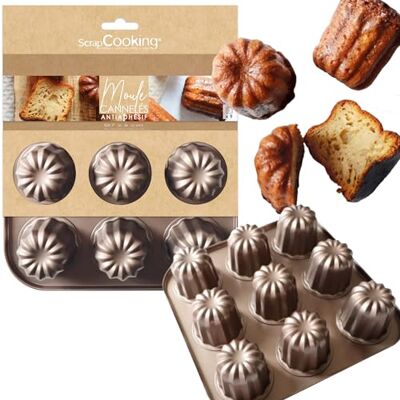 Moule antiadhésif pour cannelés Le Creuset - 9 pièces - Publicité Moule antiadhésif pour cannelés Le Creuset - 9 pièces - Publicité