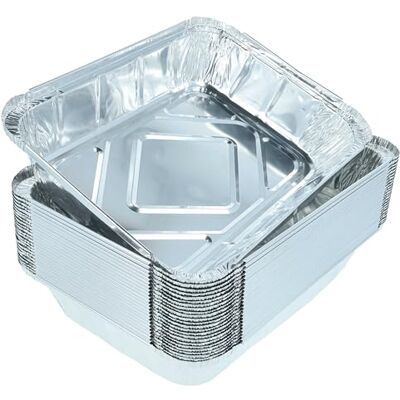 vhbw 25x Barquette Compatible avec Broil King Barbecue Aluminium réutilisable, résiste à la Chaleur Max. 600°C, Aluminium, 22 x 15 x 4 cm - Publicité vhbw 25x Barquette Compatible avec Broil King Barbecue Aluminium réutilisable, résiste à la Chaleur Max. 600°C, Aluminium, 22 x 15 x 4 cm - Publicité