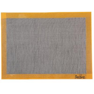 Decora , 9260257 Tapis micro-perforé, lavable et réutilisable, résistant jusqu'à -40 °C + 230 °C, parfait pour la cuisson de biscuits et de pâte sablée, Dim. 585 x 385 mm, Silicone - Publicité Decora , 9260257 Tapis micro-perforé, lavable et réutilisable, résistant jusqu'à -40 °C + 230 °C, parfait pour la cuisson de biscuits et de pâte sablée, Dim. 585 x 385 mm, Silicone - Publicité