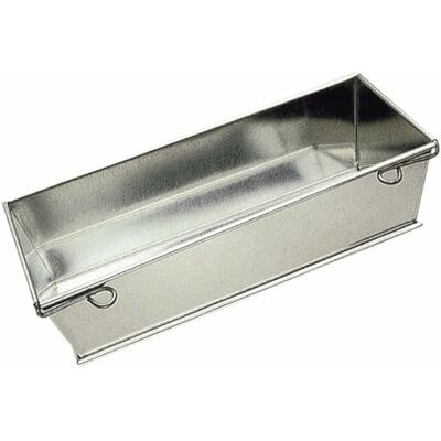 Gobel Moule à pâté en croûte ou cake ouvrant fer blanc 27x10cm - Publicité Gobel Moule à pâté en croûte ou cake ouvrant fer blanc 27x10cm - Publicité