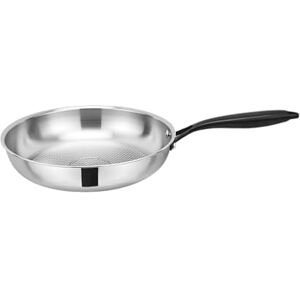 Arthur Martin Poêle 20 cm Acier Inoxydable TRIPLY Diffusion de Chaleur Optimale Fond Avéolé Innovant Système de Dosage d'Huile Poignée Ergonomique PVD Noir - Publicité Arthur Martin Poêle 20 cm Acier Inoxydable TRIPLY Diffusion de Chaleur Optimale Fond Avéolé Innovant Système de Dosage d'Huile Poignée Ergonomique PVD Noir - Publicité