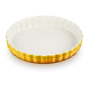 LE CREUSET Héritage Moule à Tarte, Céramique, 28 cm, 1.82 kg, Nectar, 71120286720001 - Publicité LE CREUSET Héritage Moule à Tarte, Céramique, 28 cm, 1.82 kg, Nectar, 71120286720001 - Publicité