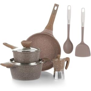 Altri Brand Ensemble de casseroles antiadhésives 8 pièces - Ustensiles de Cuisine - Publicité Altri Brand Ensemble de casseroles antiadhésives 8 pièces - Ustensiles de Cuisine - Publicité