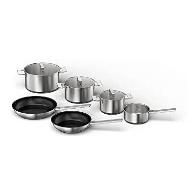 Ensemble de casseroles Siemens HZ9SE060 - poêles, casseroles, acier inoxydable - Publicité Ensemble de casseroles Siemens HZ9SE060 - poêles, casseroles, acier inoxydable - Publicité