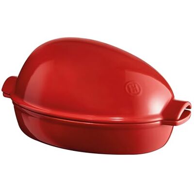 Emile Henry Brique à Rôtir XL Céramique Rouge Grand Cru – Plat à Poulet et Rôtis au Four – Cuisson Tendre et Peau Croustillante – Fabriqué en France - Publicité Emile Henry Brique à Rôtir XL Céramique Rouge Grand Cru – Plat à Poulet et Rôtis au Four – Cuisson Tendre et Peau Croustillante – Fabriqué en France - Publicité