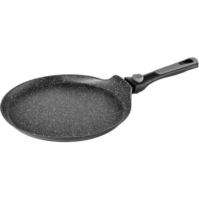 Pradel Excellence PCUI002009 Poêle à Crêpes en Aluminium Forgé Pierra Ø32cm Revêtement Anti-Adhésif Façon Pierre Manche Amovible Tout Feu, Induction, Noir - Publicité Pradel Excellence PCUI002009 Poêle à Crêpes en Aluminium Forgé Pierra Ø32cm Revêtement Anti-Adhésif Façon Pierre Manche Amovible Tout Feu, Induction, Noir - Publicité