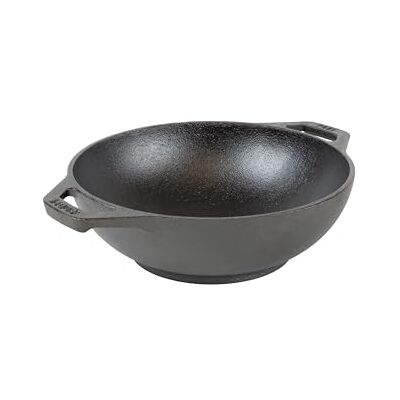 Lodge L6MW Mini wok en fonte Noir 15,9 cm - Publicité Lodge L6MW Mini wok en fonte Noir 15,9 cm - Publicité