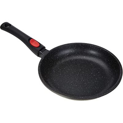 KAMBERG 0008021 - Poêle en aluminium 24cm - Manche amovible - Sans PFOA - Publicité KAMBERG 0008021 - Poêle en aluminium 24cm - Manche amovible - Sans PFOA - Publicité