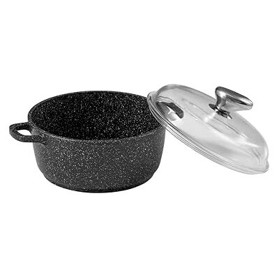 Pradel Excellence PCUI001010 Faitout Ø20 cm avec Couvercle Verre Fonte d’Aluminium Revêtement Antiadhésif façon pierre Protège-Poignées Amovibles Tous Feux, Four et Lave-Vaisselle - Publicité Pradel Excellence PCUI001010 Faitout Ø20 cm avec Couvercle Verre Fonte d’Aluminium Revêtement Antiadhésif façon pierre Protège-Poignées Amovibles Tous Feux, Four et Lave-Vaisselle - Publicité