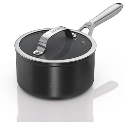 NINJA ZEROSTICK – Casserole Ceramic Pro 20 cm avec couvercle en verre, résistante aux rayures, fabriquée sans PTFE, compatible avec toutes les plaques de cuisson, noir, CW30220UK - Publicité NINJA ZEROSTICK – Casserole Ceramic Pro 20 cm avec couvercle en verre, résistante aux rayures, fabriquée sans PTFE, compatible avec toutes les plaques de cuisson, noir, CW30220UK - Publicité