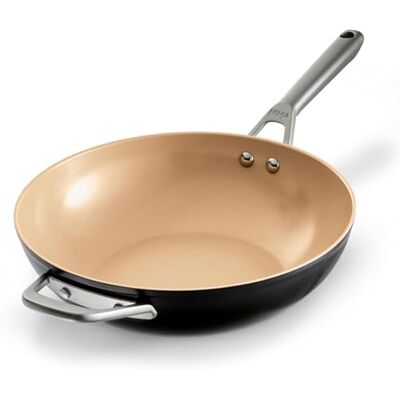 NINJA Extended Life wok en céramique 28 cm, Antiadhésif, CW90928EUI - Publicité NINJA Extended Life wok en céramique 28 cm, Antiadhésif, CW90928EUI - Publicité