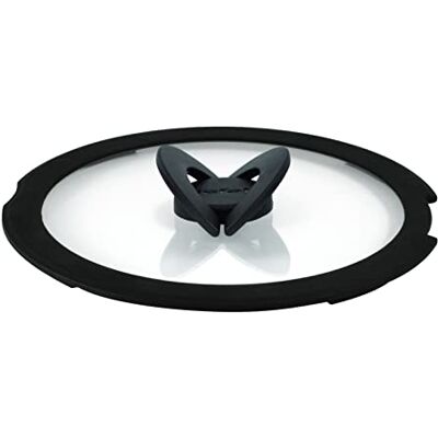 Tefal Ingenio Couvercle en verre 16 cm, Rangement gain de place, Poignée rabattable, Cuisson plus rapide, Compatible Ingenio, lave-vaisselle, haute performance L9846102 Transparent et Noir - Publicité Tefal Ingenio Couvercle en verre 16 cm, Rangement gain de place, Poignée rabattable, Cuisson plus rapide, Compatible Ingenio, lave-vaisselle, haute performance L9846102 Transparent et Noir - Publicité