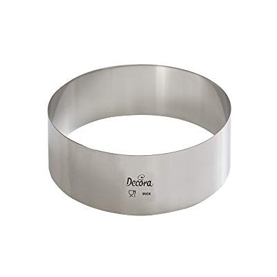Decora 0063714 Cercle Acier Inoxydable Ø 14x4h cm, INOX, 14 x 4 cm, Argent - Publicité Decora 0063714 Cercle Acier Inoxydable Ø 14x4h cm, INOX, 14 x 4 cm, Argent - Publicité