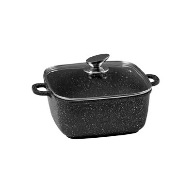 Pradel Excellence PCUI001025 Faitout Carré 24 x 24 cm avec Couvercle Verre Fonte d’Aluminium Revêtement Antiadhésif façon pierre Protèges Poignées Amovibles Tous Feux Four, Lave-Vaisselle - Publicité Pradel Excellence PCUI001025 Faitout Carré 24 x 24 cm avec Couvercle Verre Fonte d’Aluminium Revêtement Antiadhésif façon pierre Protèges Poignées Amovibles Tous Feux Four, Lave-Vaisselle - Publicité