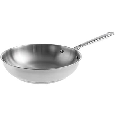 LACOR 44428 Poêle Acier Inox 18/10 Cuisine, Antiadhésif, M... Publicité LACOR 44428 Poêle Acier Inox 18/10 Cuisine, Antiadhésif, M... Publicité