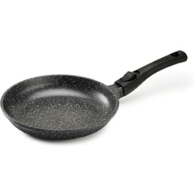 Pradel Excellence PCUI001002 Poêle en Fonte d'Aluminium Premium Ø24cm Revêtement Anti-Adhésif Façon Pierre Manche Amovible Tout Feu, Induction, Four, Noir - Publicité Pradel Excellence PCUI001002 Poêle en Fonte d'Aluminium Premium Ø24cm Revêtement Anti-Adhésif Façon Pierre Manche Amovible Tout Feu, Induction, Four, Noir - Publicité