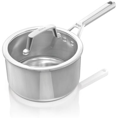 NINJA EverClad Casserole en acier inoxydable 18 cm avec couvercle C90218EUI - Publicité NINJA EverClad Casserole en acier inoxydable 18 cm avec couvercle C90218EUI - Publicité