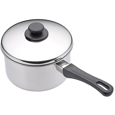 KitchenCraft Kitchen Craft Casserole en Inox avec Couvercle, 20 cm, Capacité 2 Litres et Demi Couleur Argent - Publicité KitchenCraft Kitchen Craft Casserole en Inox avec Couvercle, 20 cm, Capacité 2 Litres et Demi Couleur Argent - Publicité