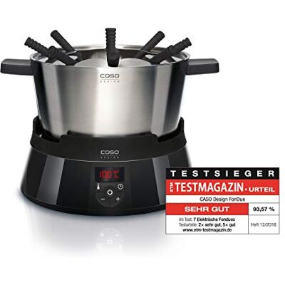Caso Cas 2282-Fondue Induction 22 cm Noir - Publicité Caso Cas 2282-Fondue Induction 22 cm Noir - Publicité