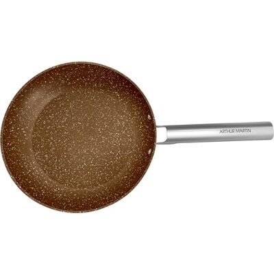 Arthur Martin Poêle en Aluminium Forgé - Antiadhésif, 20cm, Crème - Ustensiles de cuisine - Publicité Arthur Martin Poêle en Aluminium Forgé - Antiadhésif, 20cm, Crème - Ustensiles de cuisine - Publicité