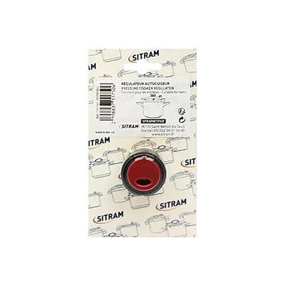 Sitram 711750 Soupape/Régulateur pour autocuiseur Gamme SITRAPRESTIGE Coloris Noir et Rouge - Publicité Sitram 711750 Soupape/Régulateur pour autocuiseur Gamme SITRAPRESTIGE Coloris Noir et Rouge - Publicité