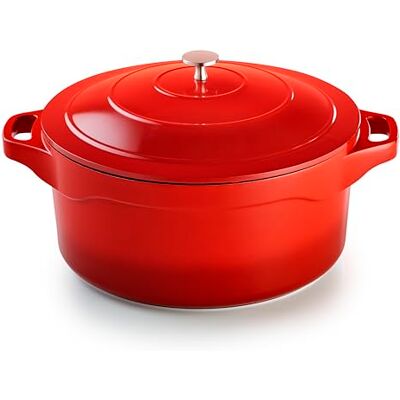 Pradel Excellence PCUI003004 Cocotte Ronde en Fonte d'Aluminium Magma Ø32cm, Revêtement Anti-Adhésif Façon Pierre, 2 Maniques Amovibles, Tous Feux - Publicité Pradel Excellence PCUI003004 Cocotte Ronde en Fonte d'Aluminium Magma Ø32cm, Revêtement Anti-Adhésif Façon Pierre, 2 Maniques Amovibles, Tous Feux - Publicité