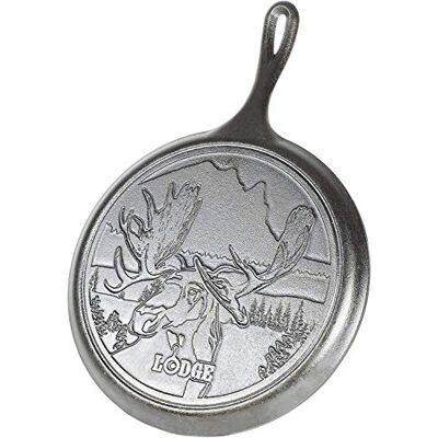 Lodge L9OGWLMO Wildlife Series Plancha en fonte 26,7 cm Noir - Publicité Lodge L9OGWLMO Wildlife Series Plancha en fonte 26,7 cm Noir - Publicité
