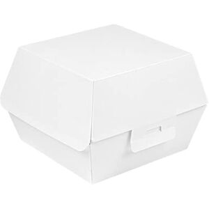 Garcia de Pou García de Pou 50 Unités Boîtes Hamburger 'Thepack' 230 g/m2, 14,4 x 13,6 x 9,2 cm (L plus) Blanc Carton Ondulé Nano-Micro - Publicité Garcia de Pou García de Pou 50 Unités Boîtes Hamburger 'Thepack' 230 g/m2, 14,4 x 13,6 x 9,2 cm (L plus) Blanc Carton Ondulé Nano-Micro - Publicité
