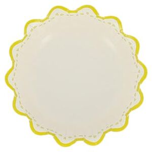 Artyfêtes Générique 6 BOLS CARTON RAYÉ DOLCE VITA 13CM JAUNE BLANC - Publicité Artyfêtes Générique 6 BOLS CARTON RAYÉ DOLCE VITA 13CM JAUNE BLANC - Publicité