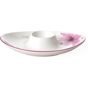 Villeroy & Boch Mariefleur Basic Coquetier, Porcelaine Premium, Blanc/Multicolore - Publicité Villeroy & Boch Mariefleur Basic Coquetier, Porcelaine Premium, Blanc/Multicolore - Publicité