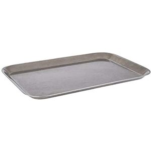 APS Plateau de service et de décoration vintage en acier inoxydable au look antique 38 x 26,5 cm Hauteur : 1,5 cm - Publicité APS Plateau de service et de décoration vintage en acier inoxydable au look antique 38 x 26,5 cm Hauteur : 1,5 cm - Publicité