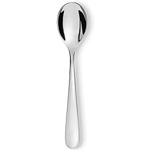 Alessi 5180/7 Nuovo Milano Cuiller à Thé en Acier Inoxydable 18/10 Brillant, Set de 6 Pièces, Argent - Publicité Alessi 5180/7 Nuovo Milano Cuiller à Thé en Acier Inoxydable 18/10 Brillant, Set de 6 Pièces, Argent - Publicité