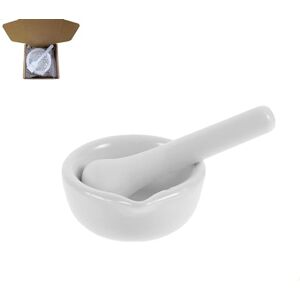 Will Like Ensemble mortier et pilon, petit ensemble en porcelaine, bol à pesto, idéal pour la maison et le laboratoire (80mm) - Publicité Will Like Ensemble mortier et pilon, petit ensemble en porcelaine, bol à pesto, idéal pour la maison et le laboratoire (80mm) - Publicité
