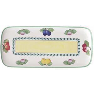 Villeroy & Boch Charm & Breakfast French Garden Plat de service à gâteau, 35x16 cm, Porcelaine Premium, Blanc/Multicolore - Publicité Villeroy & Boch Charm & Breakfast French Garden Plat de service à gâteau, 35x16 cm, Porcelaine Premium, Blanc/Multicolore - Publicité