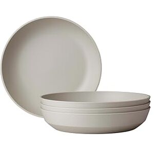 Mepal Assiette creuse 4 pièces Silueta Lavable au lave-vaisselle et résistant au micro-ondes Assiettes en plastique Assiettes plates Vaisselle 21 cm Nordic white - Publicité Mepal Assiette creuse 4 pièces Silueta Lavable au lave-vaisselle et résistant au micro-ondes Assiettes en plastique Assiettes plates Vaisselle 21 cm Nordic white - Publicité