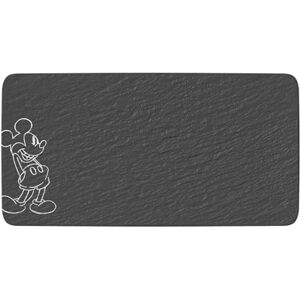 Villeroy & Boch Manufacture Rock – Mickey Mouse – plat de service, noir, résistant au lave-vaisselle/micro-ondes, look ardoise caractéristique avec décor Disney Mickey Mouse à la craie - Publicité Villeroy & Boch Manufacture Rock – Mickey Mouse – plat de service, noir, résistant au lave-vaisselle/micro-ondes, look ardoise caractéristique avec décor Disney Mickey Mouse à la craie - Publicité