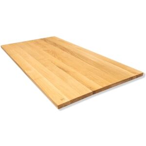LUMBERLAND Plateau de table en chêne massif avec bords droits (160 x 80 cm) - Publicité LUMBERLAND Plateau de table en chêne massif avec bords droits (160 x 80 cm) - Publicité