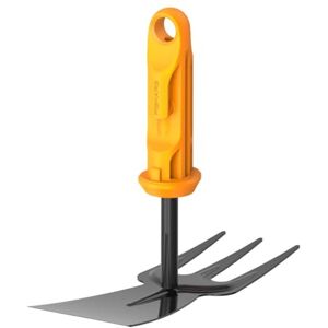 Fiskars OneClick Binette Combinée, pour Ameublir et Désherber, Changement sans Effort en Un Seul Clic, Acier au Bore, Largeur : 5 cm, Noir/Orange, 1080695 - Publicité Fiskars OneClick Binette Combinée, pour Ameublir et Désherber, Changement sans Effort en Un Seul Clic, Acier au Bore, Largeur : 5 cm, Noir/Orange, 1080695 - Publicité