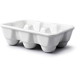 WM Bartleet & Sons Boîte à œufs en porcelaine divisée - Blanc - Rangement à œufs - Publicité WM Bartleet & Sons Boîte à œufs en porcelaine divisée - Blanc - Rangement à œufs - Publicité