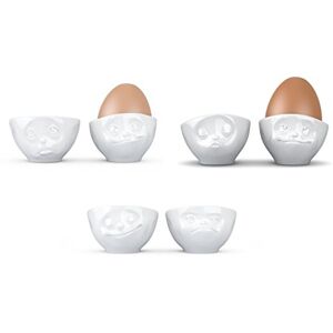 FIFTYEIGHT PRODUCTS Fiftyeight Six coquetiers avec Visage aux différentes Expressions Blancs - Publicité FIFTYEIGHT PRODUCTS Fiftyeight Six coquetiers avec Visage aux différentes Expressions Blancs - Publicité