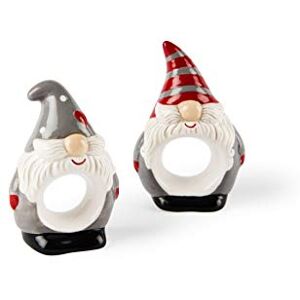 Excelsa Lot de 6 porte-serviettes Gnome - Publicité Excelsa Lot de 6 porte-serviettes Gnome - Publicité
