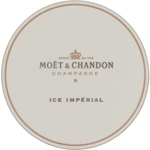 Moët & Chandon Moet & Chandon Ice Imperial sous-verres de papier pour verres à champagne Lot de 10 pcs pour décoration de table de fête - Publicité Moët & Chandon Moet & Chandon Ice Imperial sous-verres de papier pour verres à champagne Lot de 10 pcs pour décoration de table de fête - Publicité