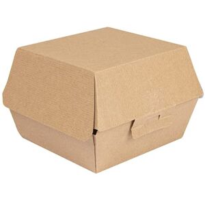 Garcia de Pou García de Pou 50 Unité Boîtes Hamburger 'Thepack' 220 G/M2 13X12,5X9 Cm (M) Naturel Carton Ondulé Nano-Micro - Publicité Garcia de Pou García de Pou 50 Unité Boîtes Hamburger 'Thepack' 220 G/M2 13X12,5X9 Cm (M) Naturel Carton Ondulé Nano-Micro - Publicité