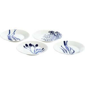Royal Doulton Pacific Porcelain Assiette Latérale - Set de 4 - Publicité Royal Doulton Pacific Porcelain Assiette Latérale - Set de 4 - Publicité