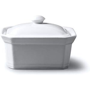 WM Bartleet & Sons Assiette à Beurre en Porcelaine Blanche - 14cm - Publicité WM Bartleet & Sons Assiette à Beurre en Porcelaine Blanche - 14cm - Publicité